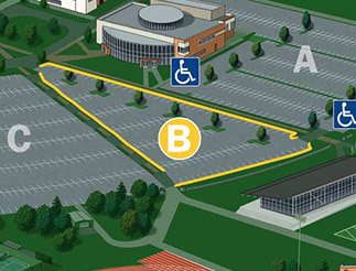 Bryant University Campus Map   Thumb  0006 Campusmap Parking Lot B 